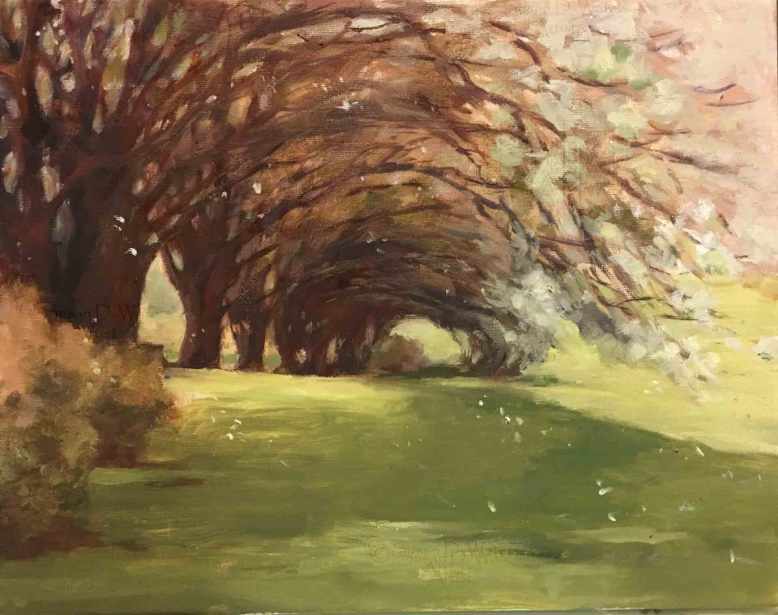 Bradford-Pear-Tree-Line,-Susan-Duke-Waters
