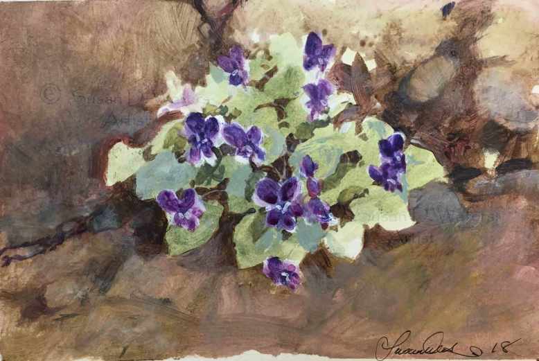 Violets-in-Concrete-I,-Susan-Duke-Waters