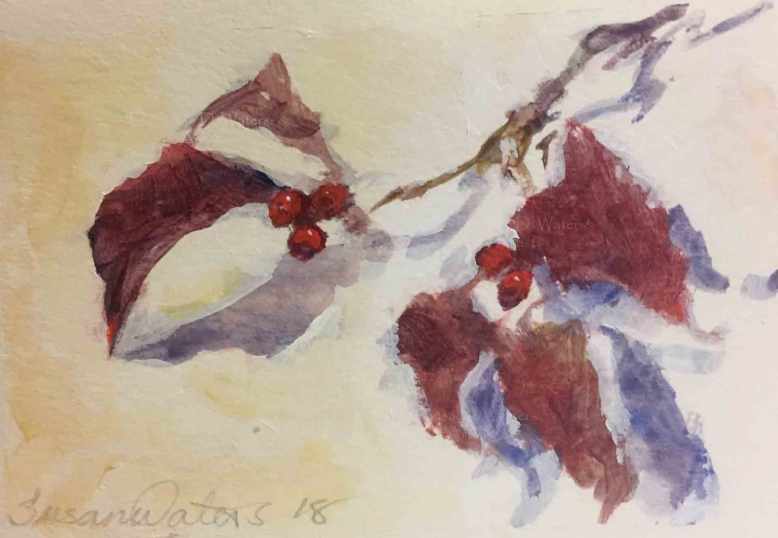 Dogwood-Berries-II,-Susan-Duke-Waters