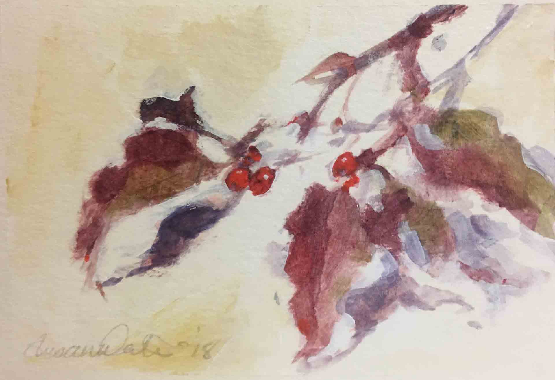 Dogwood-Berries-IV,-Susan-Duke-Waters