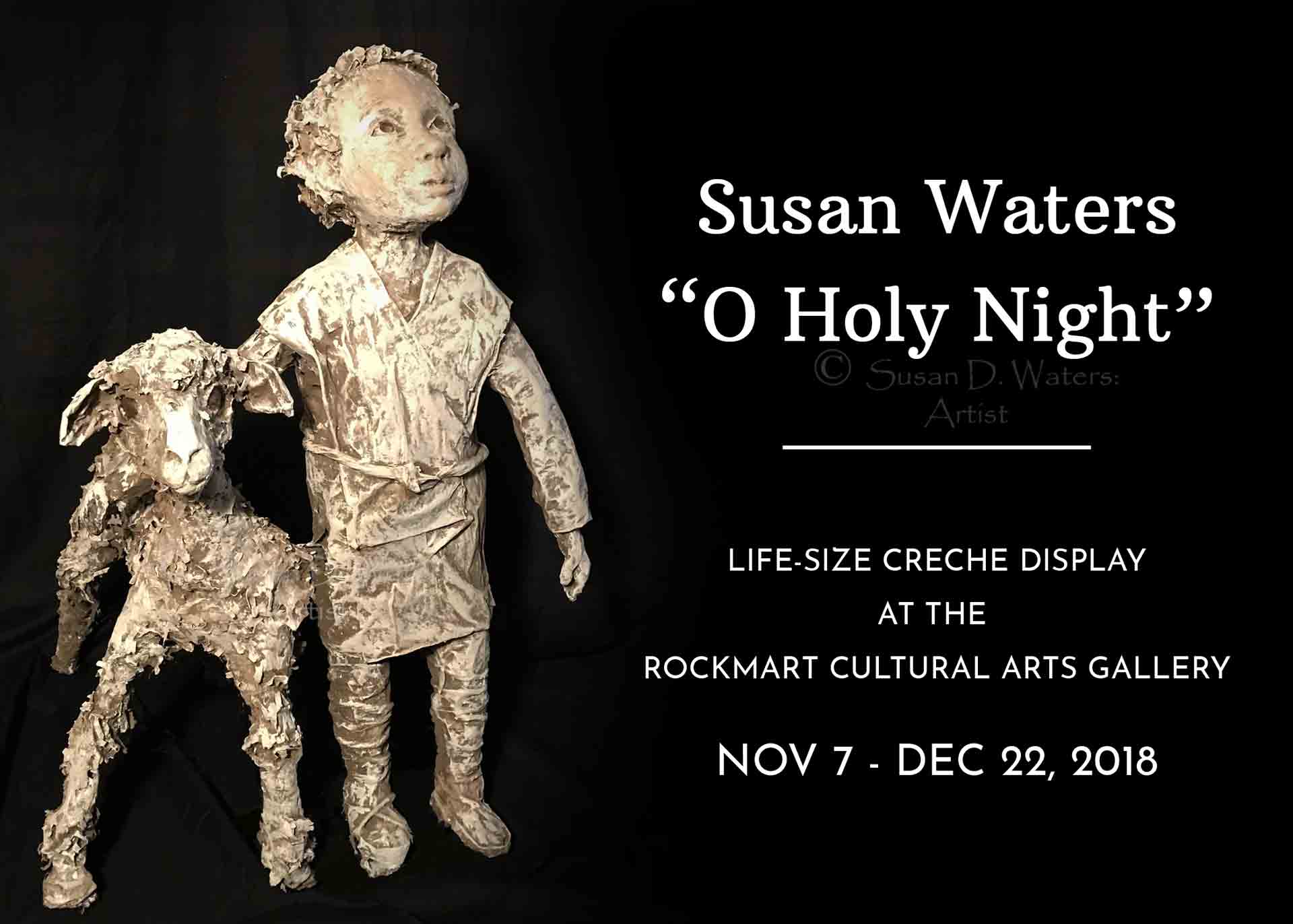 Invitation-to-O-Holy-Night-Exhibit,-Susan-Duke-Waters