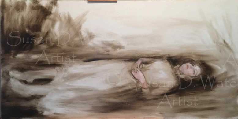 initial-paint-sketch-for-ophelia,-susan-duke-waters