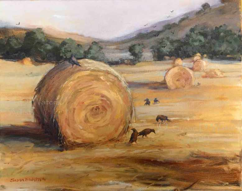 Crows-and-Hay,-Susan-Duke-Waters