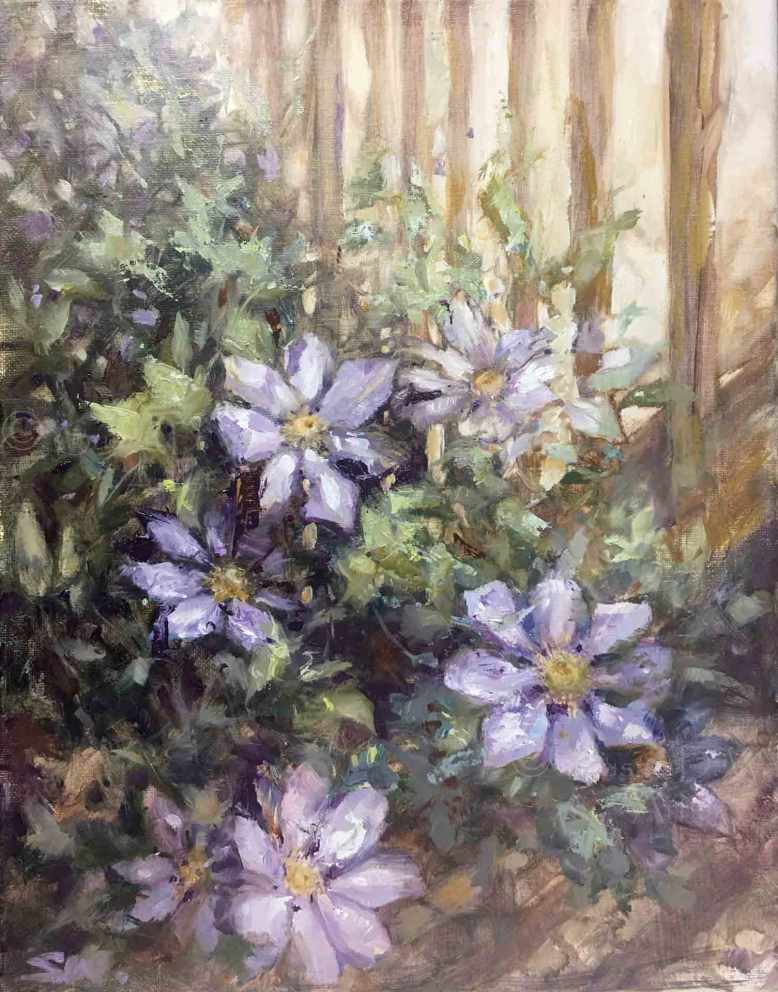 Purple-Clematis,-Susan-Duke-Waters